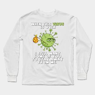 Vacate the Virus Long Sleeve T-Shirt